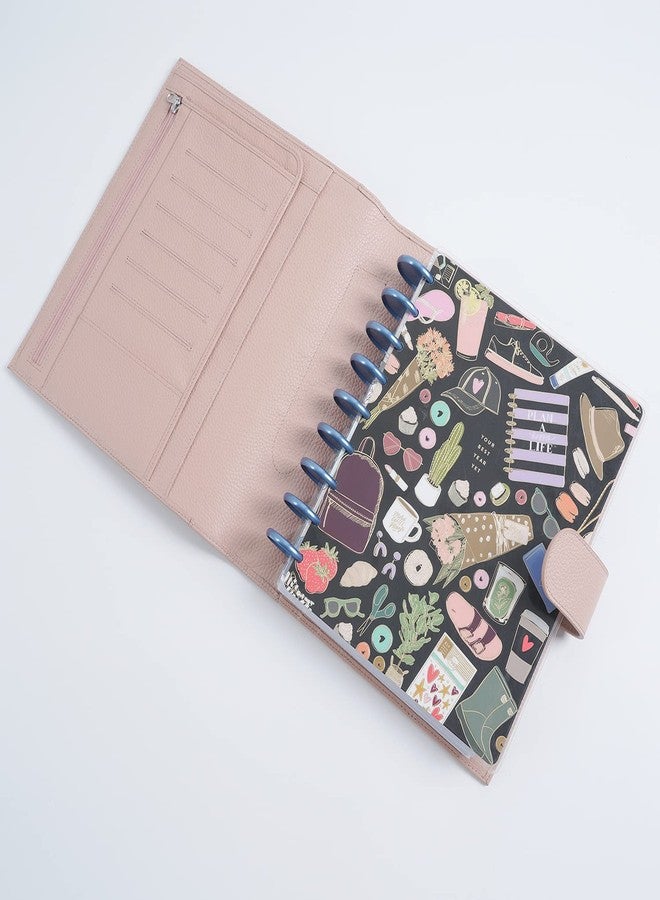 Moterm Leather Cover for HP Classic - with Pen Loop and Card Slots (Pebbled-Dusty Rose) - Image 3