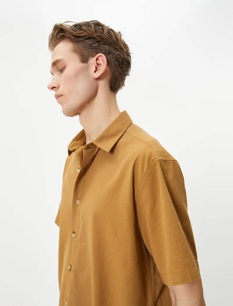 KOTON Koton | Solid Short Sleeves Shirt
