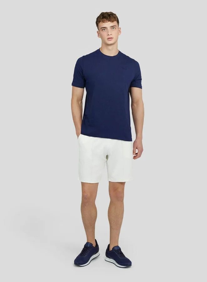 كاستور Men'S Embroidered Logo T-Shirt - Navy