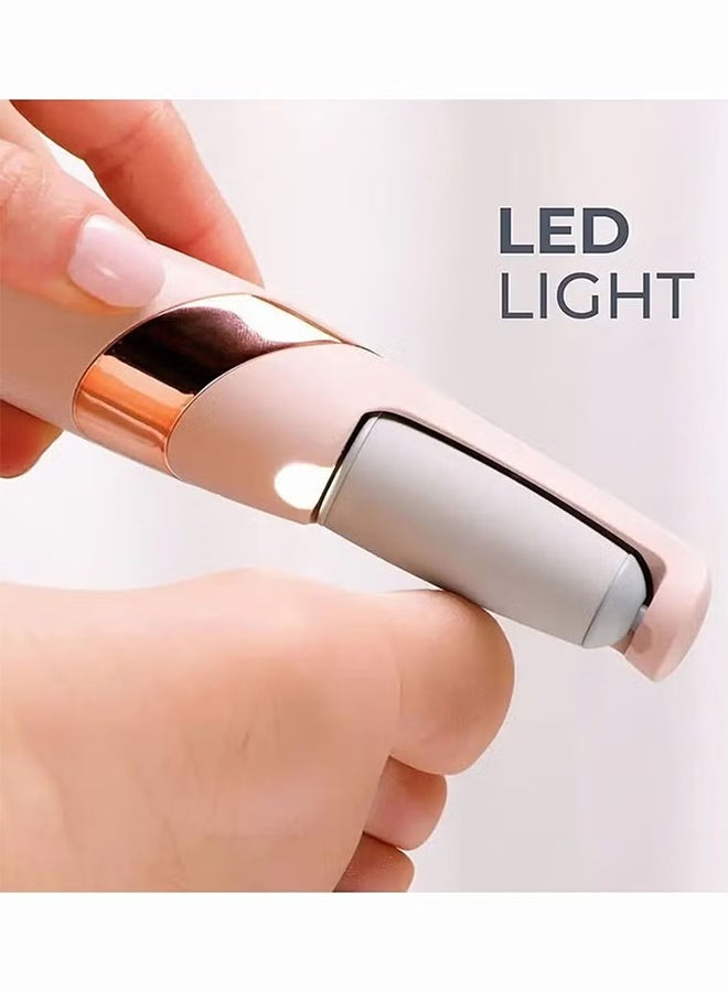 Jamal Electric Foot Callus Remover Kit, Rechargeable Callous Removers 2grinding Heads Waterproof Foot Scrubber File, Professional Pedicure Tools Kit Feet Care For Dead, Cracked Dry Skin - Image 4