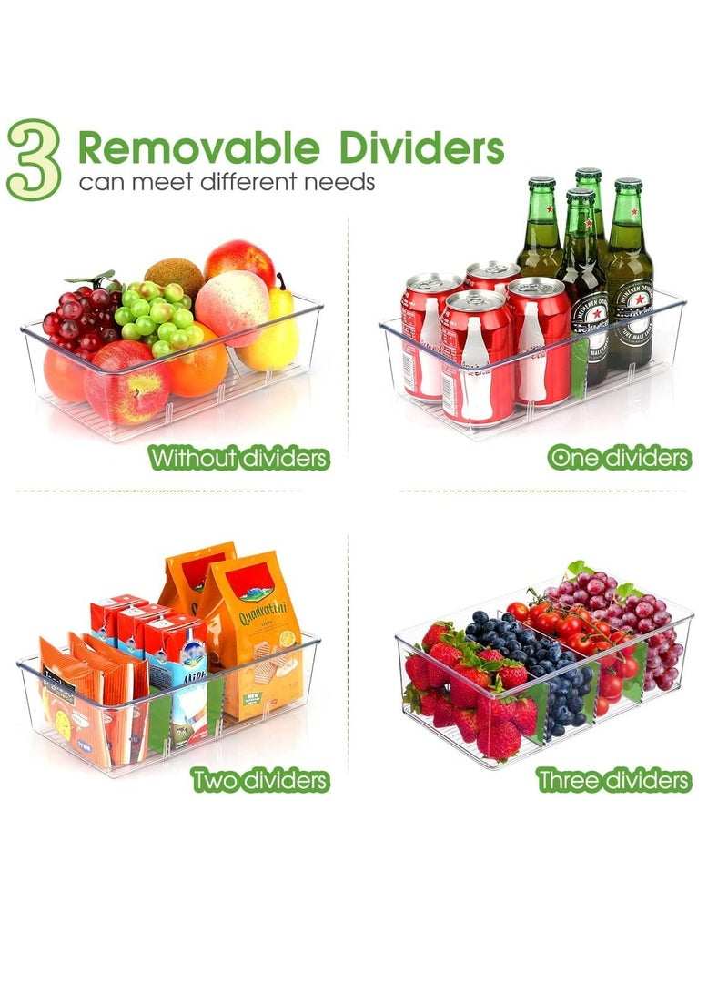 إسكدنيا 4 قطع من صناديق تنظيم تخزين الطعام لمطبخ الخزانة. - Image 4