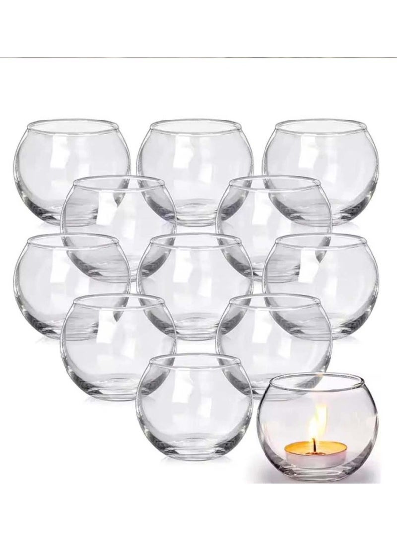 10 Pieces Cheesecake glasses Clear 8x8 cm  - Image 5