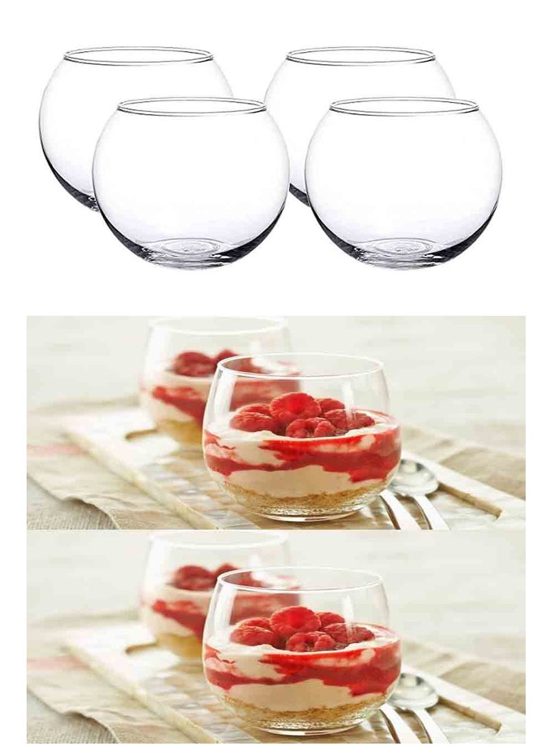 10 Pieces Cheesecake glasses Clear 8x8 cm  - Image 2