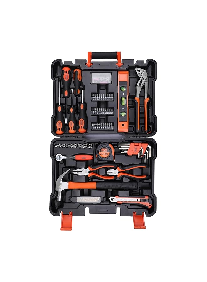 BLACK+DECKER 154 Pieces Hand Tool Kit For Home And Office Use Bmt154C  - Image 1