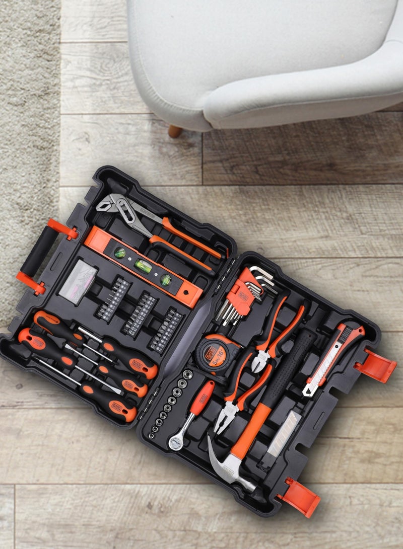 BLACK+DECKER 154 Pieces Hand Tool Kit For Home And Office Use Bmt154C  - Image 5