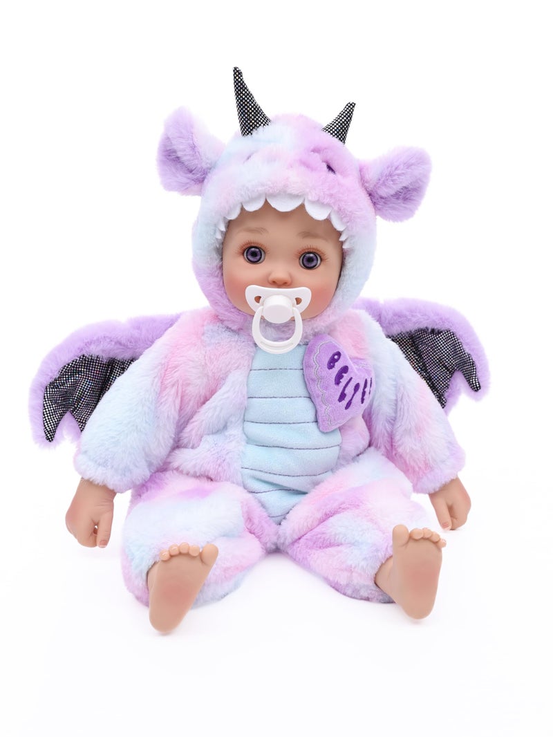 Cloveray Baby Dolls 18inch Large Realistic Cute Soft Body Real Life Baby Doll with Accessories for 3 Year Old Girls Gifts Pretend Play Collection Belief Slogan Design - Image 3