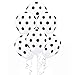AnnoDeel 50 Pcs 12 Latex Balloons White Polka Dot Balloons for Brithday Balloon Wedding Balloon decoration - Image 3