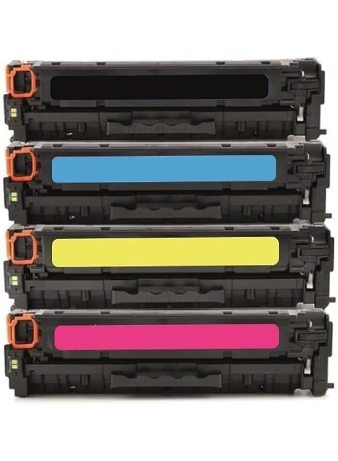 Terabyte CRG 055 High Yield Toner Cartridge Multipack (4-Pack) Compatible with Printer Canon Image Class MF740C, MF743Cdw, MF741Cdw, MF745Cdw, MF746Cdw Canon Image Class LBP660C, LBP664Cdw - Image 3