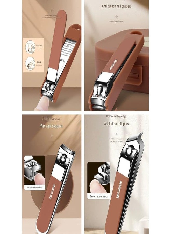 KACHEEG® Nail Clippers Set 7-in-1 Grooming Kit | Stainless Steel Pedicure & Manicure Tools | Includes Nail Clippers, Scissors, and More - Image 5