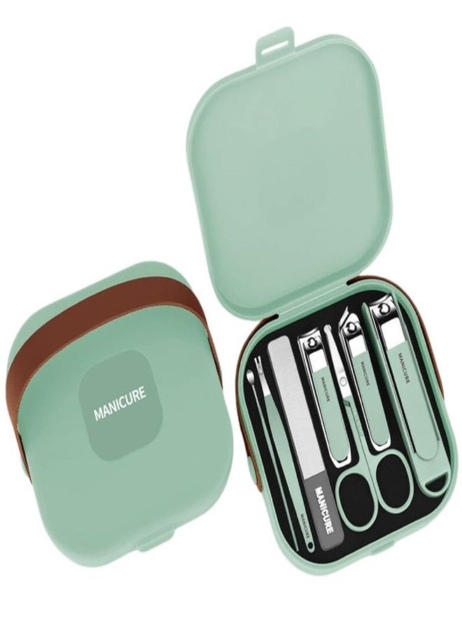 KACHEEG® Nail Clippers Set 7-in-1 Grooming Kit | Stainless Steel Pedicure & Manicure Tools | Includes Nail Clippers, Scissors, and More - Image 1