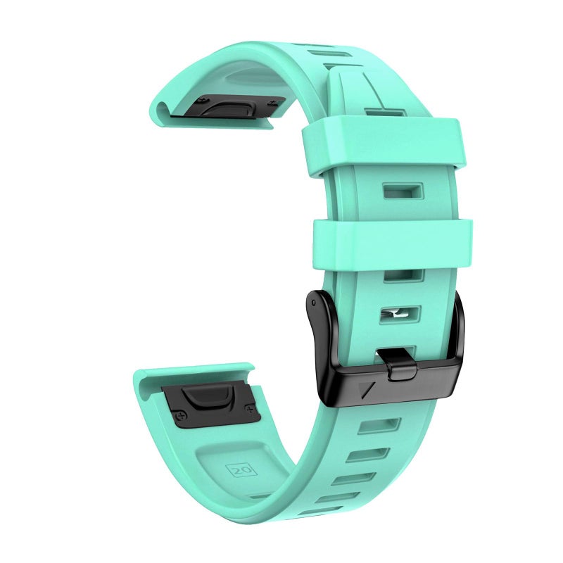 ANCOOL حزام ساعة ANCOOL لفينيكس 5S/6S/7S 20 مم حزام ساعة سيليكون ناعم لفينيكس 5S بلس/6S برو/7S برو (أخضر نعناعي) - Image 2