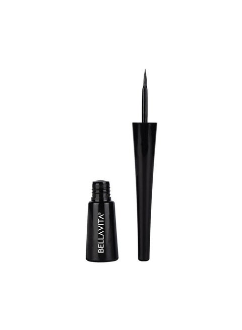 Bellavita Intense Drama Waterproof Eyeliner, Black, Matte Finish, Smudge-Proof, Fast-Drying, Felt Tip Applicator, Enriched With Biotin, 3.5 Ml