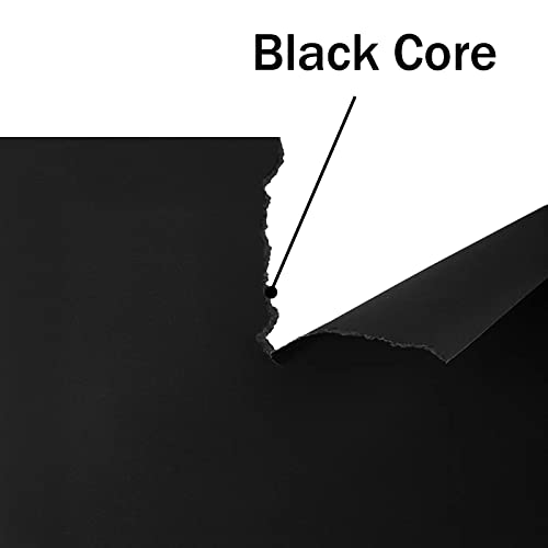 Goefun 50 Pack Black Cardstock 8.5 x 11, Goefun 65lb Card Stock Printer Paper for Halloween, Scrapbooking, Crafts, Invitations, DIY Cards - Image 3