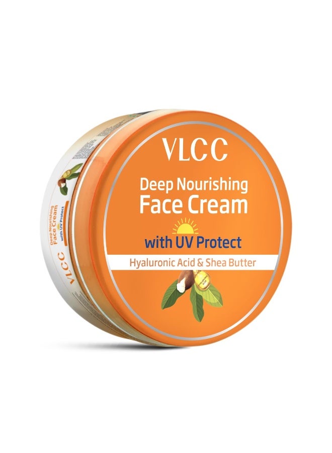 فى ال سي سي كريم الوجه المغذي العميق من في إل سي سي مع حماية من الأشعة فوق البنفسجية - 200 جرام | مع حمض الهيالورونيك وزبدة الشيا | حماية من الأشعة فوق البنفسجية | حماية البشرة في الشتاء | ترطيب وتغذية مكثفة - Image 1