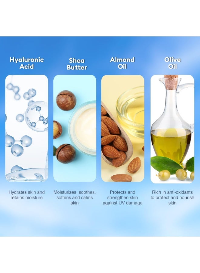 فى ال سي سي كريم الوجه المغذي العميق من في إل سي سي مع حماية من الأشعة فوق البنفسجية - 200 جرام | مع حمض الهيالورونيك وزبدة الشيا | حماية من الأشعة فوق البنفسجية | حماية البشرة في الشتاء | ترطيب وتغذية مكثفة - Image 3