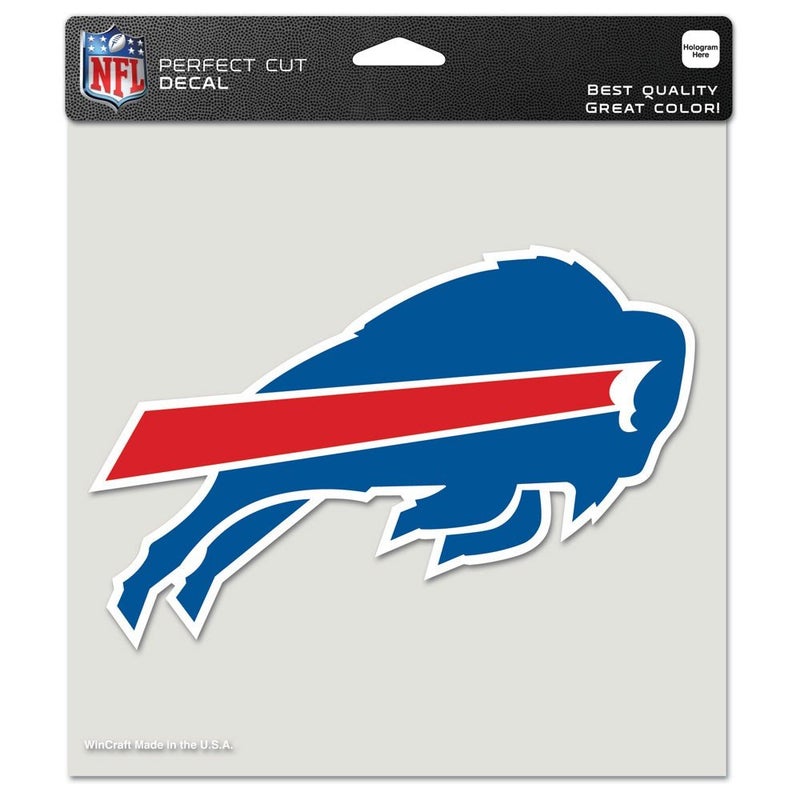 NFL Buffalo Bills Die-Cut Color Decal, 8"x8", Team Color