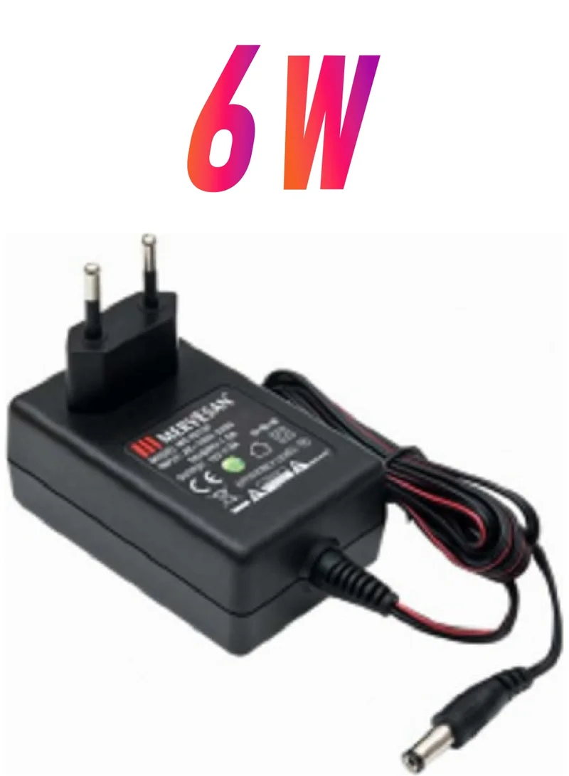 Mervesan Socket Model AC/DC SMPS Adapters 5 Volt 1 A 6 Watt
