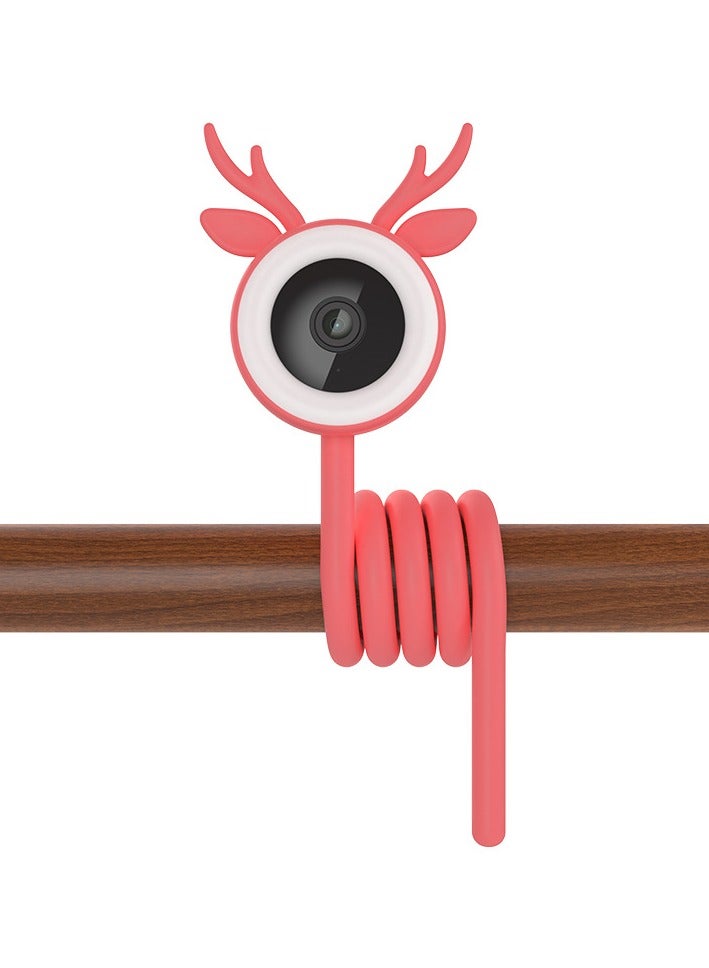 HD network baby monitor wireless remote camera support lullaby temperature and humidity detection timing - Image 1