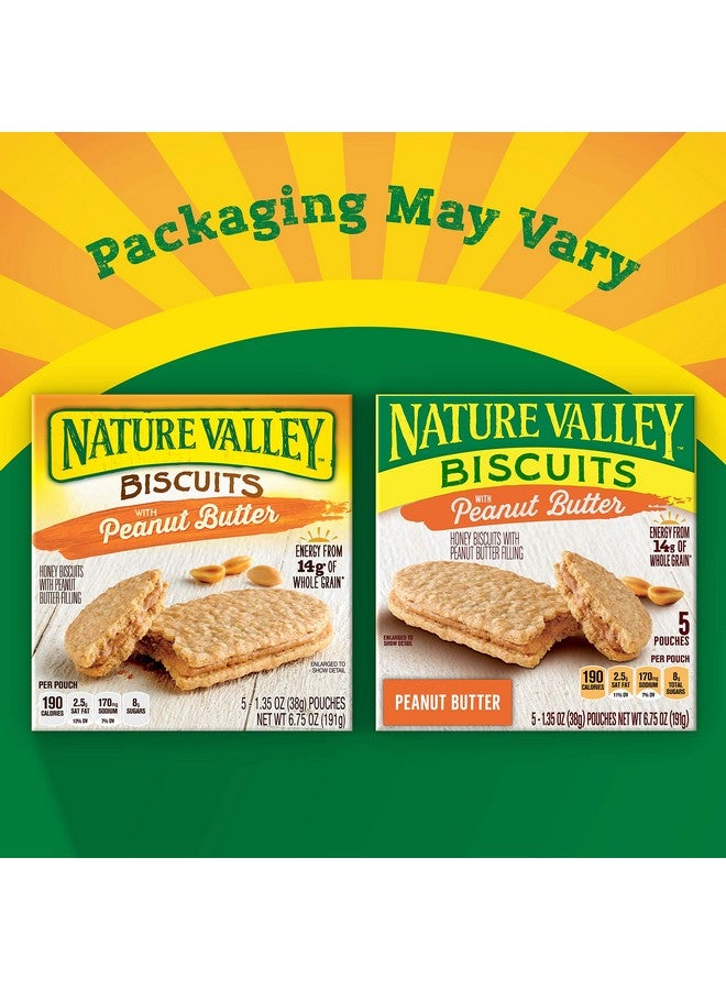 Nature Valley بسكويت ناتشر فالي، زبدة الفول السوداني، 1.35 أونصة، 5 قطع - Image 2