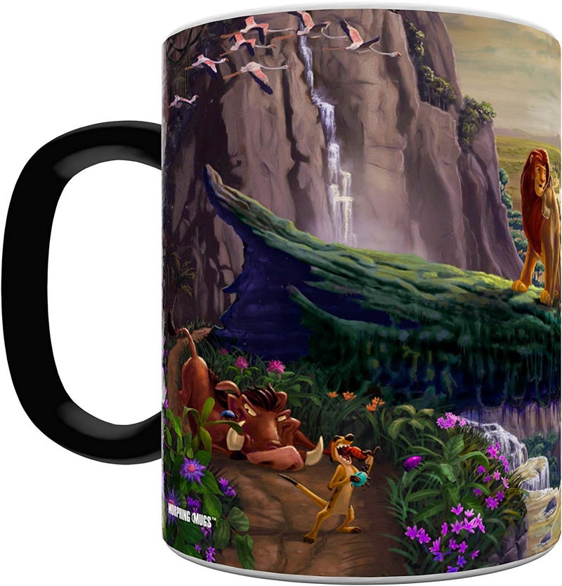 Morphing Mugs Disney  The Lion King  Return to Pride Rock  Thomas Kinkade  One 11 oz Color Changing Heat Sensitive Ceramic Mug  Image Revealed When HOT Liquid Is Added - Image 4