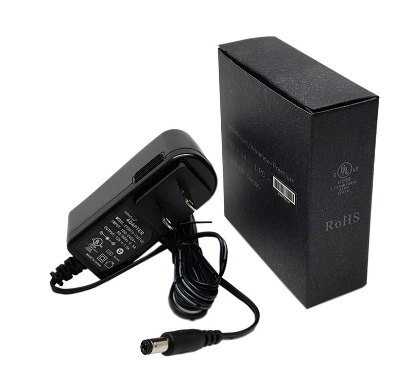 iMBAPrice 12V DC Wall Power Adapter UL Listed Power Supply (5-Feet, 12V 1A(1000mA)) - Image 5