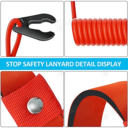 M MATI 3PCS Stop Kill Safety Lanyard for All Yamaha Jet Ski WaveRunner WaveVenture WaveRaider WaveJammer WaveBlaster FX140 EW2-68348-00-00 - Image 5