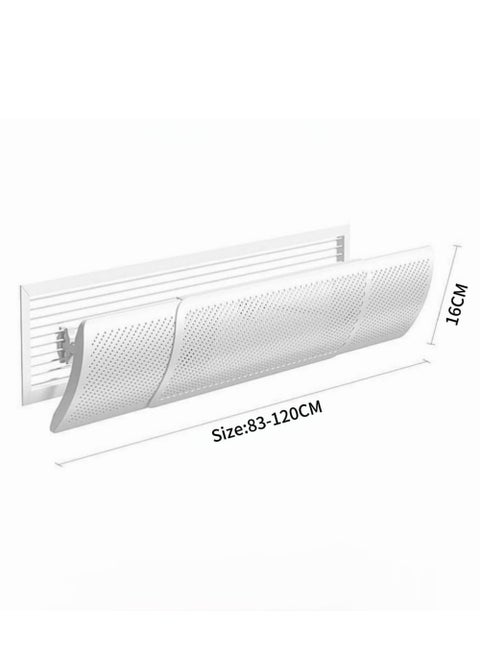 Model TY-DF-AC, adjustable size central air conditioner windshield: 83 - 120CM freely adjustable size, 16CM scientific height, perforated design for efficient air flow