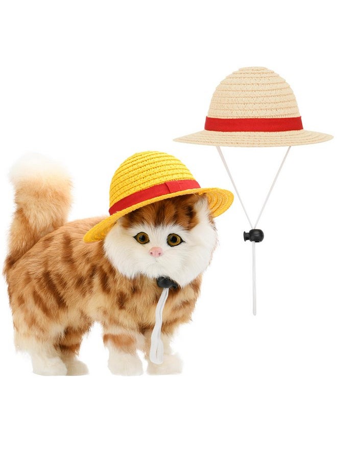 Beautyflier Pet Straw Hat Party Decorations Halloween Cosplay Cap Puppy Pet Dog Cat Holiday Costume for Small Dog Cat (Beige + Yellow) - pzsku/Z22909CDD107C7B5CACAEZ/45/_/1737031347/001e46eb-8dfc-41c5-987d-0157a8760cfc