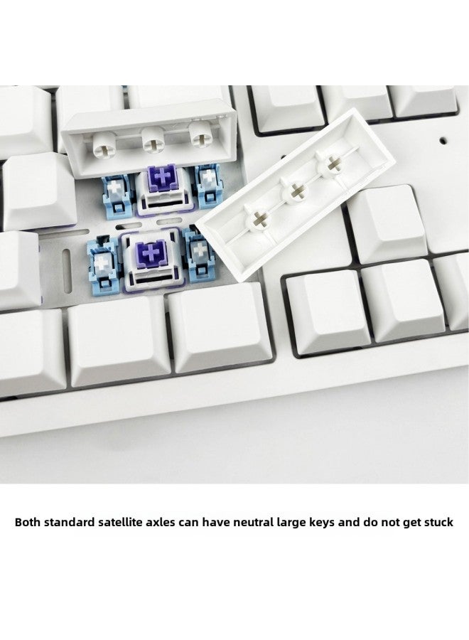 White PBT Blank Key Cap Material Easy To Color 120 Small Full Set Of Mechanical Keyboard Key Cap DIY Key Cap-Colour:Oem Blank Keycap Material 120 Keys - Image 3