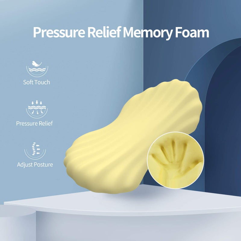 RESTCLOUD Adjustable Lumbar Support Pillow for Sleeping Memory Foam Back Support Pillow for Lower Back Pain Relief and Sleeping, Lumbar Support Pillow for Bed and Chair - Image 3