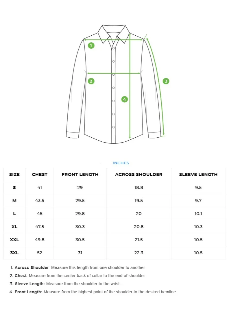 THE BEAR HOUSE Cotton Shirt for Men | Slim Fit, Long Sleeve, Casual & Formal Wear | Soft, Breathable Fabric for Office, Everyday, & All-Season Use in Classic & Trendy