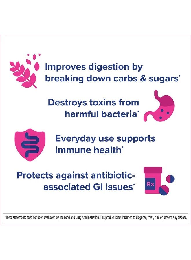 Florastor Kids Daily Probiotic Supplement, Unflavored Powder Mixes with Food or Beverage, Use with Antibiotics, Saccharomyces Boulardii CNCM I-745 (20 Powder Sticks) - Image 5