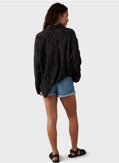 American Eagle Embroidered Button Down Shirt  - Image 2