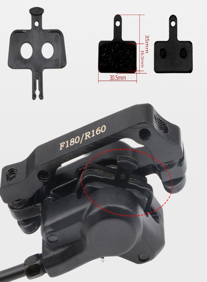 Litepro Bicycle Brake Hydraulic Oil Brake Bicycle Oil Brake Mountain Bike Brake Bike Oil Brake Bike Parts One 1600mm Left Rear - Image 4