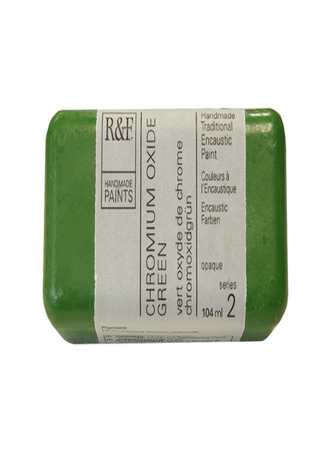 R&F Artist Encaustic Paint, Chrome Oxide Green, 104 ml - Image 1