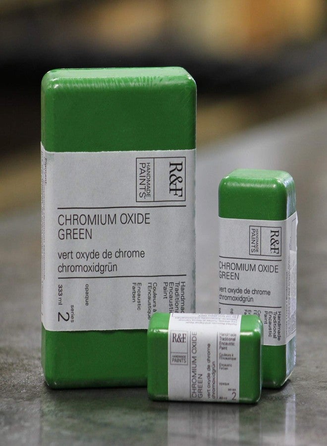 R&F Artist Encaustic Paint, Chrome Oxide Green, 104 ml - Image 2