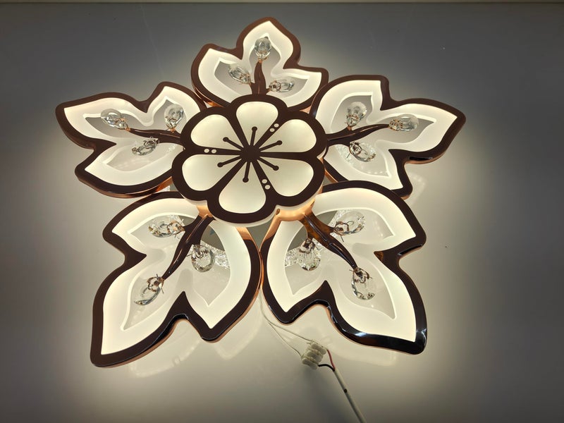 swanart Elegant Floral LED Ceiling Light – Artistic Flower Design Lighting for Living Room, Bedroom, Hallway – Stylish and Modern Home Décor Accent - Image 5