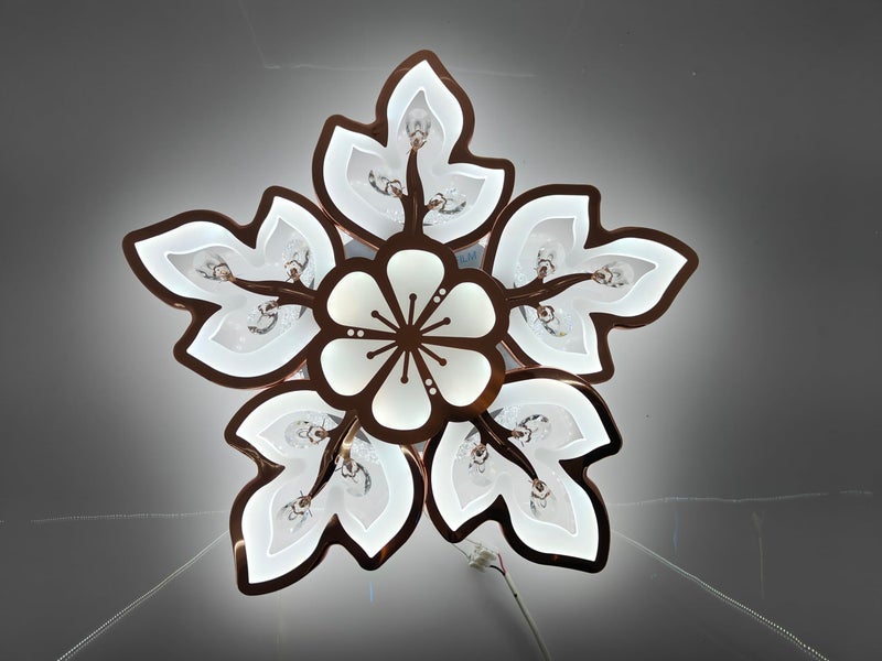 swanart Elegant Floral LED Ceiling Light – Artistic Flower Design Lighting for Living Room, Bedroom, Hallway – Stylish and Modern Home Décor Accent - Image 3