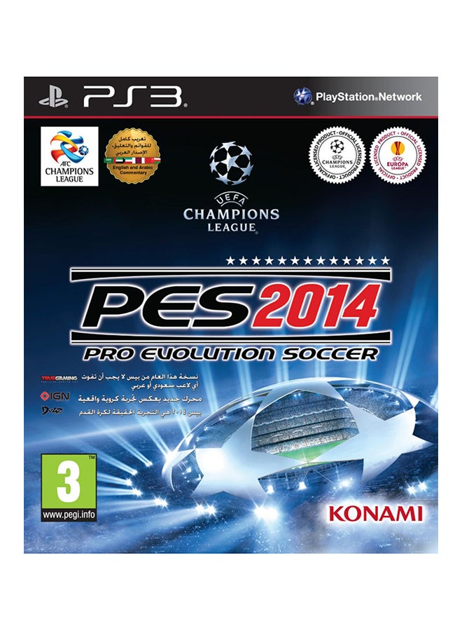 Konami Pro Evolution Soccer 2014 (Intl Version) - Sports - playstation_3_ps3 - Image 1