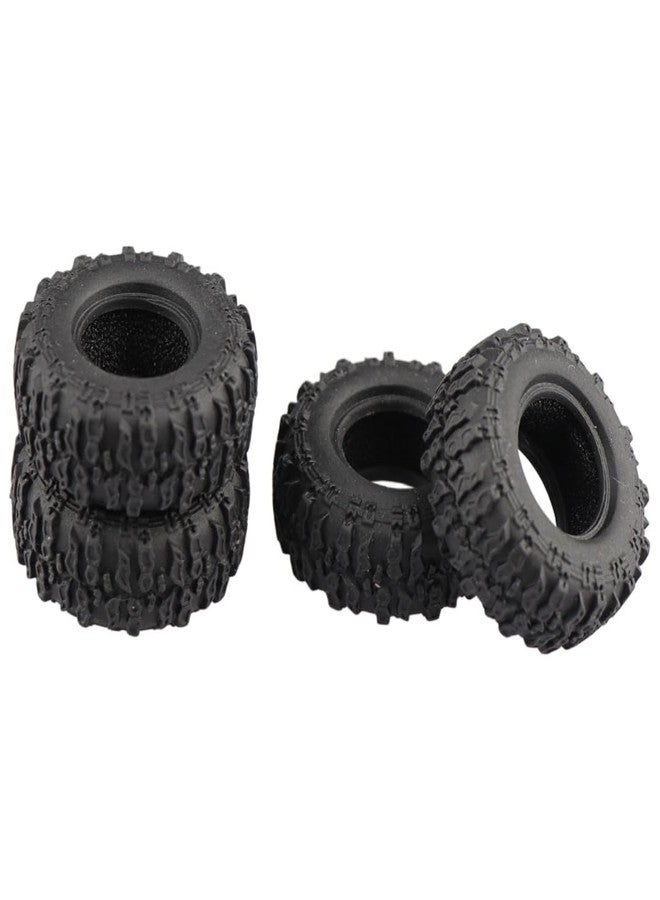 إطارات مطاطية من Aimrock، 4 قطع، مقاس 0.7 بوصة، لعجلات سيارات التحكم عن بعد Axial 1/30 SCX30 و Redcat 1/32 Ascent-32 RC Crawler - Image 2