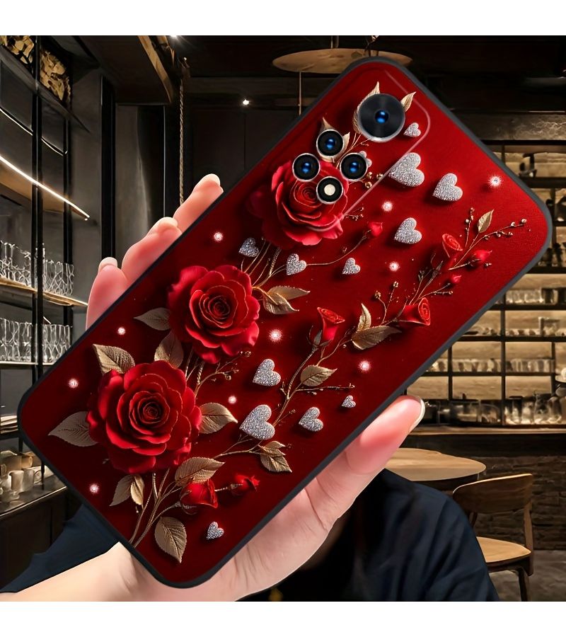 Mixed Color 1 Soft Silicone Phone Case Cover Compatible With Xiaomi Redmi 13C 5G Shockproof Drop Protection - Image 3