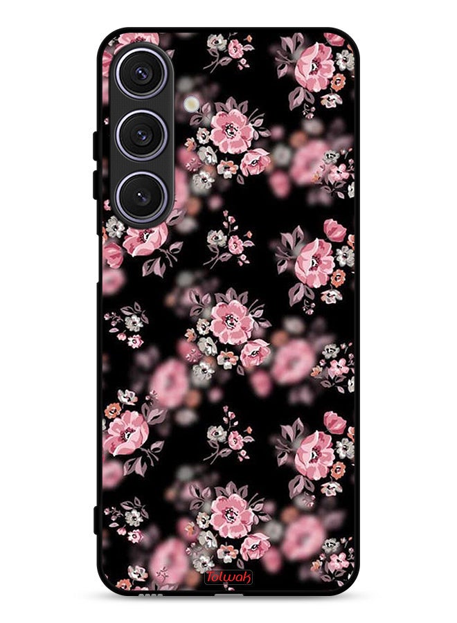 Tolwak Samsung Galaxy A26 Protective Case Cover Portrait Flowers Pattern - Image 1