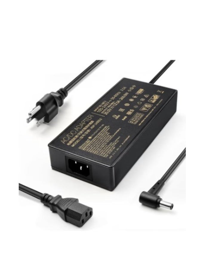 Terabyte 240W Laptop Charger for ASUS ROG - ADP-240EB B 20V 12A AC Adapter Power Supply for ASUS ROG Strix Scar 15 Zephyrus S15 S17 G15 GX550LXS RTX2080 G733QM G733QR G733QS G733QSA RTX2080 S17 GX701 GX735LXS TUF Dash F15 A17 A15 - Image 3