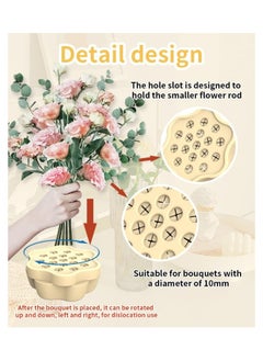 Generic Ikebana Stem Holder 3.5 Inch Florist Tool Silicone Bouquet Holder Floral Arrangement Tool Hanataba Flower Arranger DIY Flower Holder Twist Ring Arranger DIY Floral Projects for Vases Decor  - Image 3