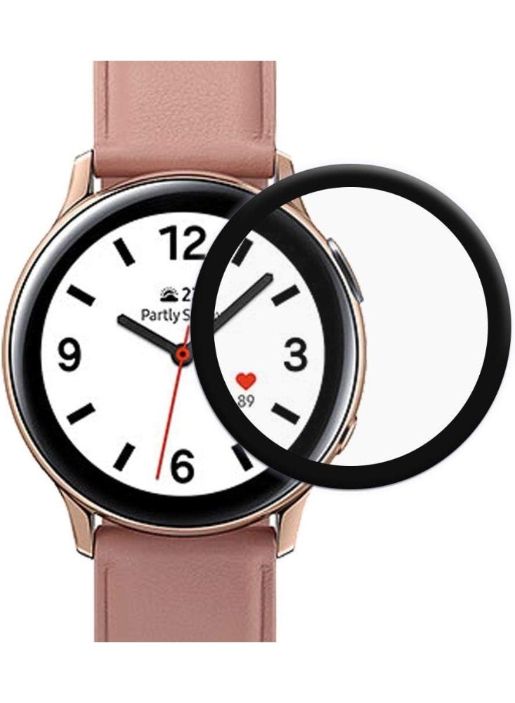 واقي شاشة ثلاثي الأبعاد ذو حواف ناعمة منحنية [مضاد للخدش] [خالٍ من الفقاعات] [مقاوم للكسر] [عالي الحساسية] (ليس زجاجيًا) لساعة Honor Watch 5 Ultra - Image 2