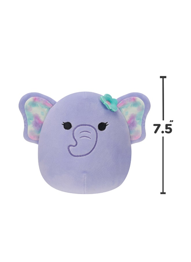 Squishmallows 7.5 inch Little Plush Anjali Prpl Elephant Officially Licensed Kellytoy Plush Toy Colorful Soft Gift for Kids Girls & Boys Washable Squishy Stuff Toy Multicolor All Age  - Image 5