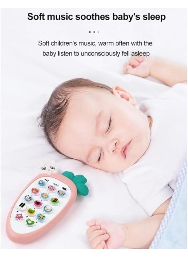 Cute Pet Shaped Pretend Play Musical Cell Phone Toy for Kids Toddlers with Music, Ringtones, Lights - Birthday Party Favors and Gifts for Girls Multicolored ( Assorted Colors) - Image 3