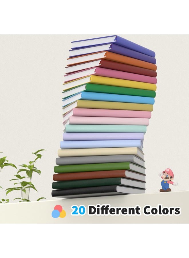 Oucaru Lined Journal Notebook, 8 Pack, 180 Pages, A5 Journals for Writing, 100 GSM Thick Paper, Small Notebooks Daily Journal for Women Men Work, Business, School, Travel Supplies - Image 3