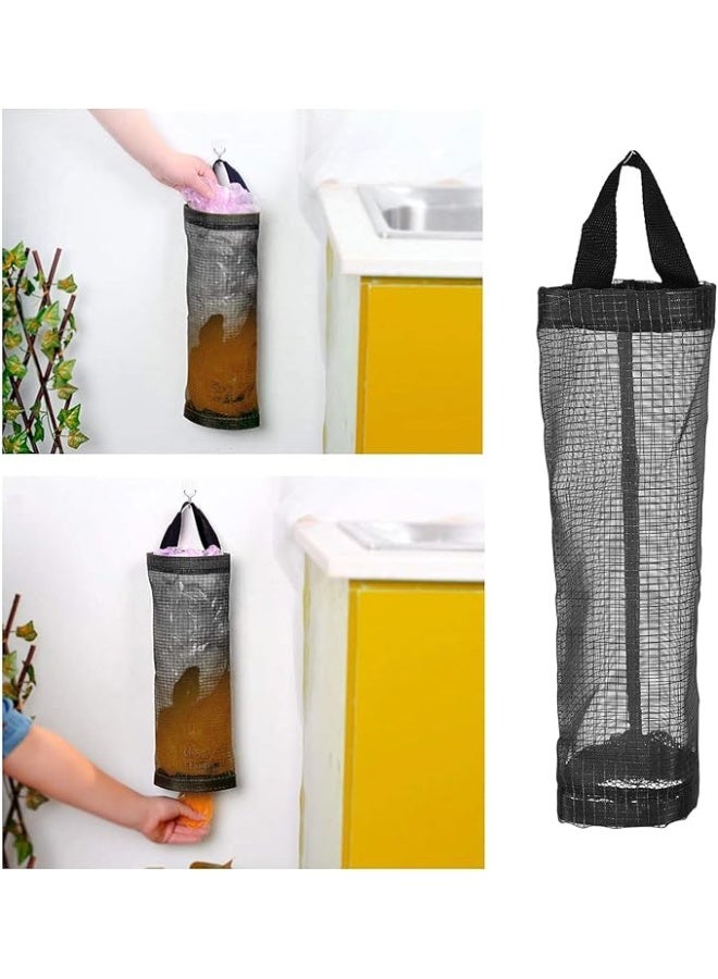 Hanging Mesh Plastic Bag Organizer for Organizing and Holding Clear Plastic Bags, Recycling Bags, Grocery Bags  - Image 4