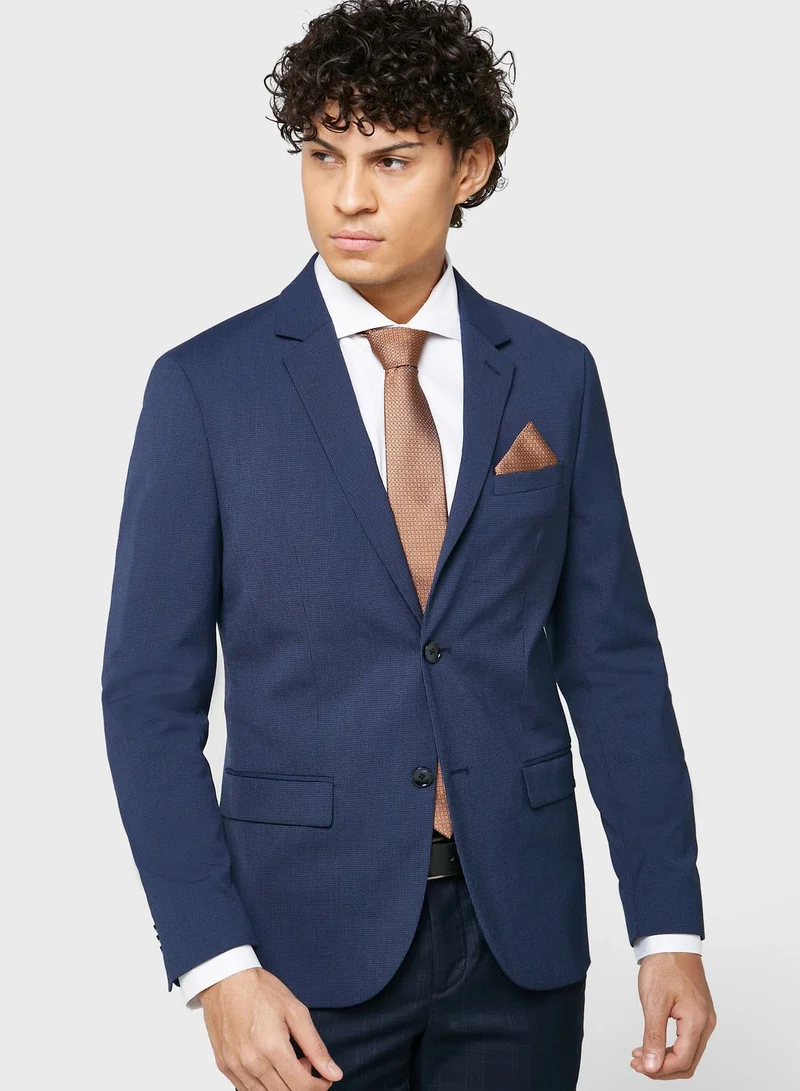 Robert Wood Tie & Pocket Square In Gift Box